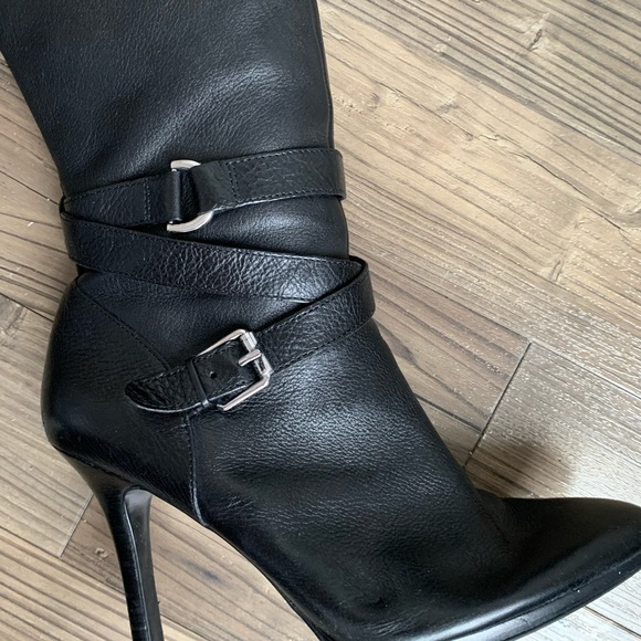 LIKE NEW Size 10 Ralph Lauren Leather 3in heel - Picture 3 of 5